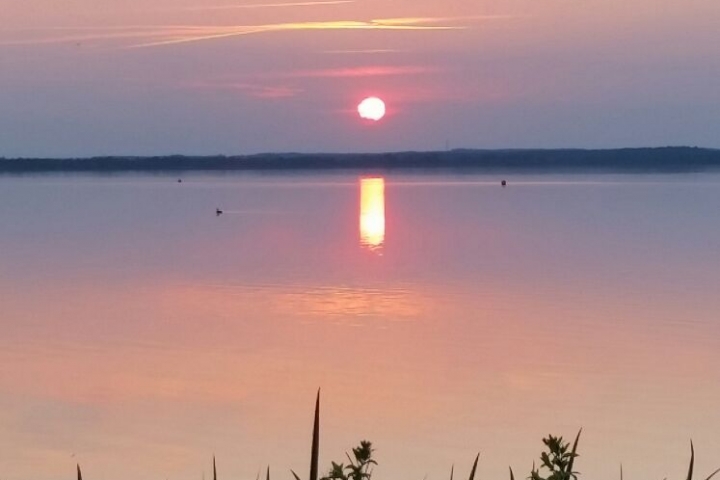 Sonnenuntergang am Hagenburger Kanal