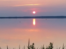 Sonnenuntergang am Hagenburger Kanal