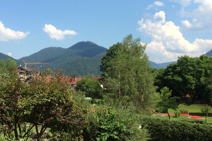 Ausblick vom Balkon