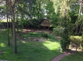 Der Garten mit dem Pavillon