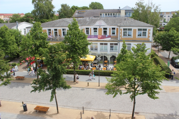 Blick vom Balkon untere Etage