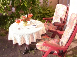 Sommertag auf der Terrasse