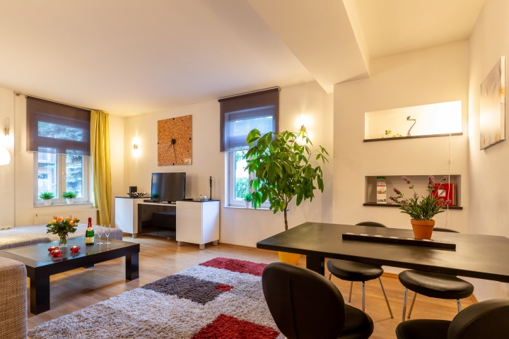 Ferienwohnung Dresdner Neustadt | Wohnzimmer