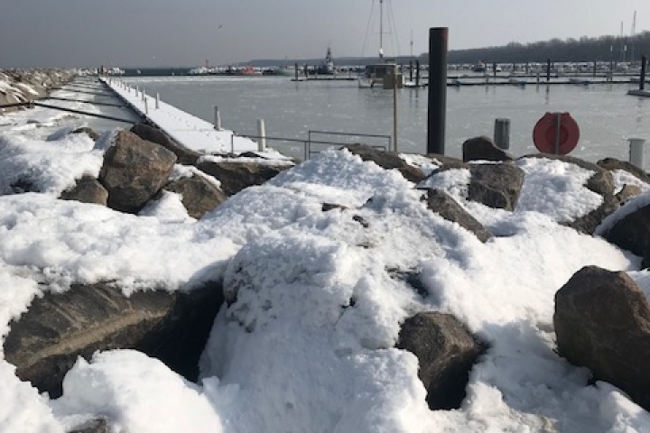 Winter ... im Hafen