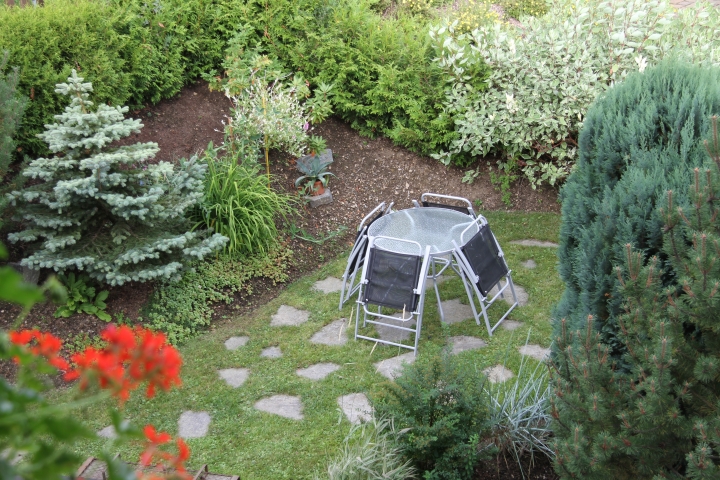 Sitzecke im Garten
