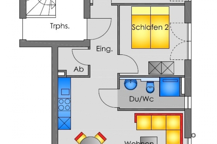 TraumBlick Objekt 3 Fewo D / im OG mit Balkon