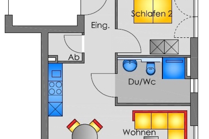 TraumBlick Objekt 3 Fewo F / mit Terrasse und Garten