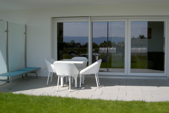 Terrasse mit Garten Fewo F