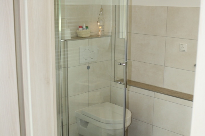 ebenerdige Dusche 90x90, Toilette