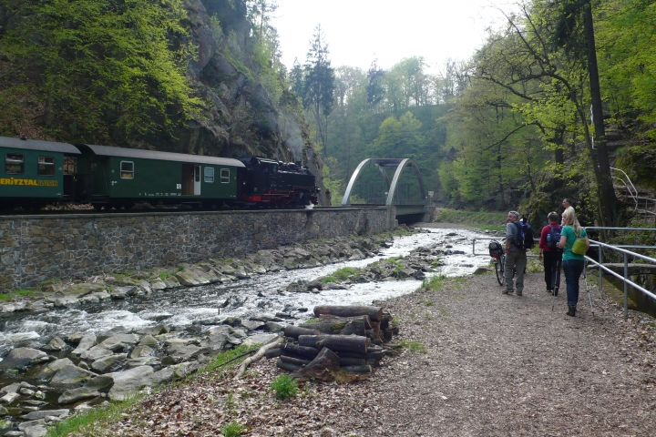 Weißeritztal mir Schmalspurbahn