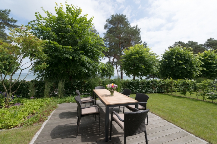 Garten direkt an der Ostsee