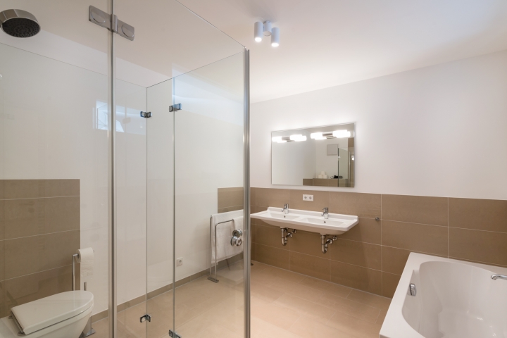 Badezimmer Ferienwohnung 11 Strandhaus Seeblick