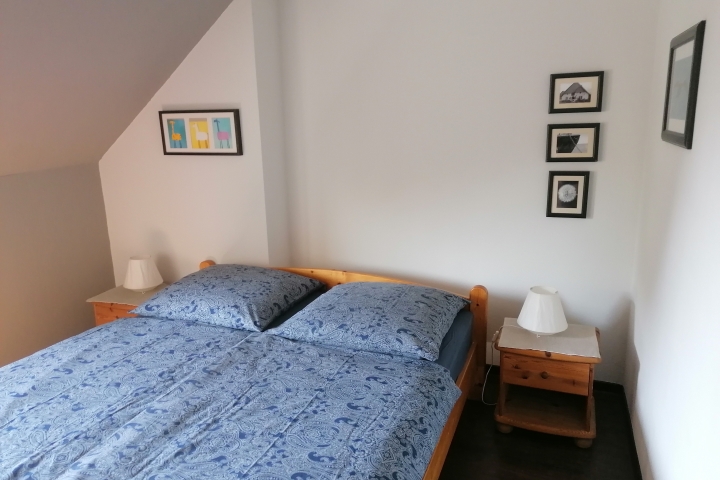 Ferienwohnung Bonny - 2. Schlafzimmer mit Doppelbett