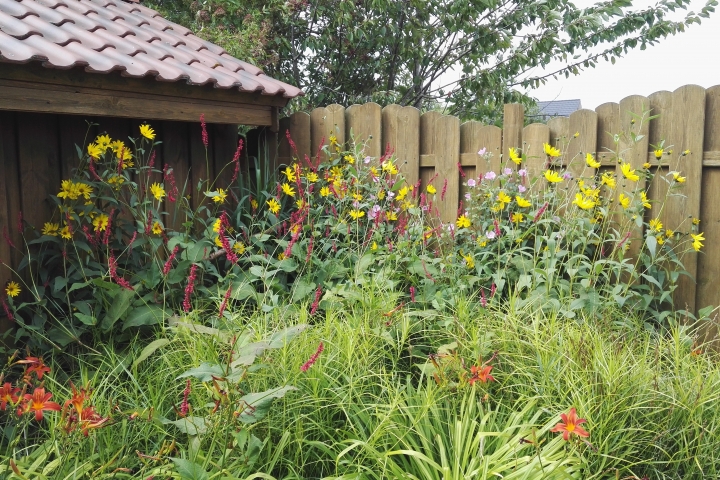 Blumenecke großer Garten
