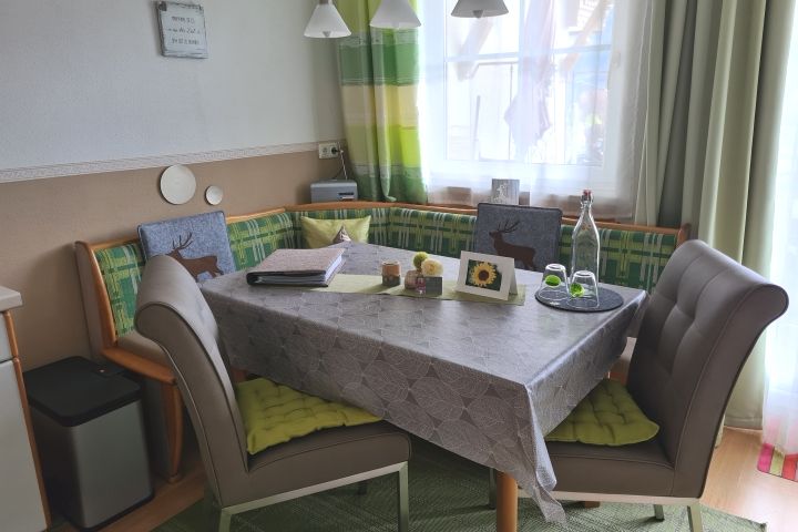 gemütliche Wohnküche Terrassenwohnung