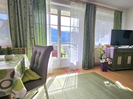 Ausblick Terrassewohnung Sitzecke, Tisch