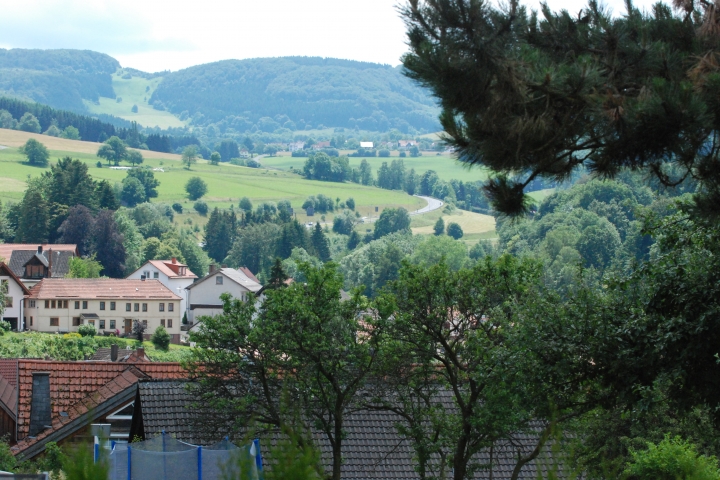 Blick über Gersfeld