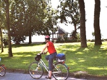Radfahren macht rund um den See besonders viel Spaß