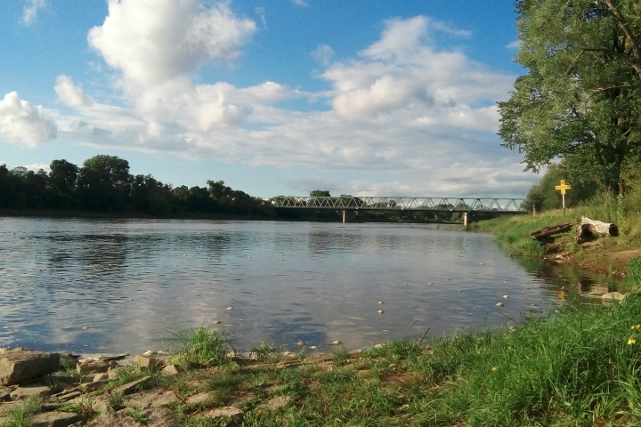 Die Oderbrücke bei Hohenwutzen
