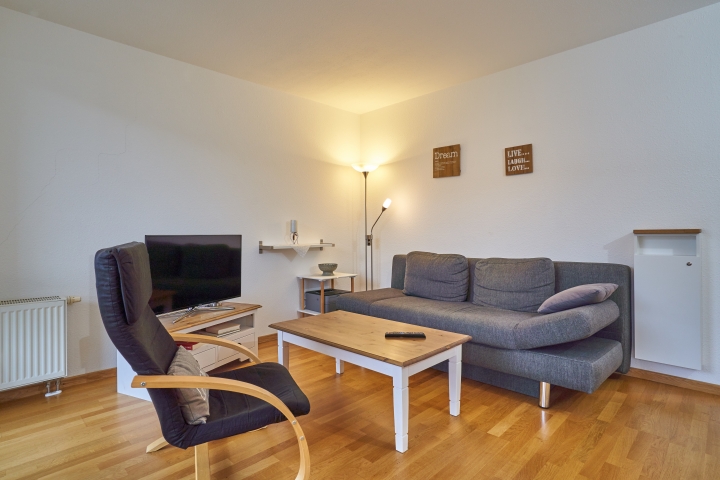 Sonnenbalkon Friedrichstadt | Wohnzimmer mit 40