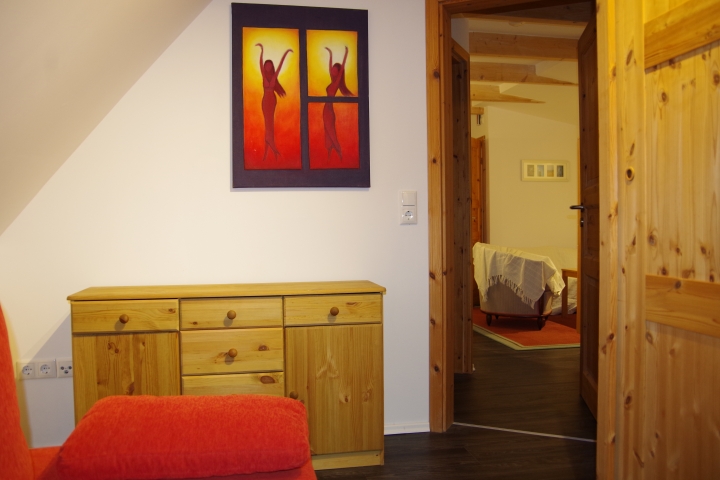 DG - Silbermöwe - Schlafen 1 Bild 2 (Das Bett ist zum Sofa umgebaut.)