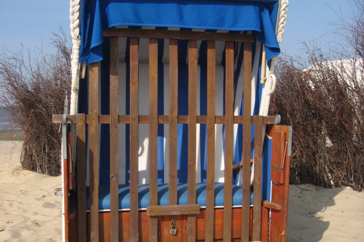 Unser Strandkorb kann optional dazu gebucht werden