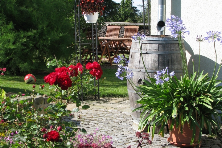 Sitzplatz im Garten