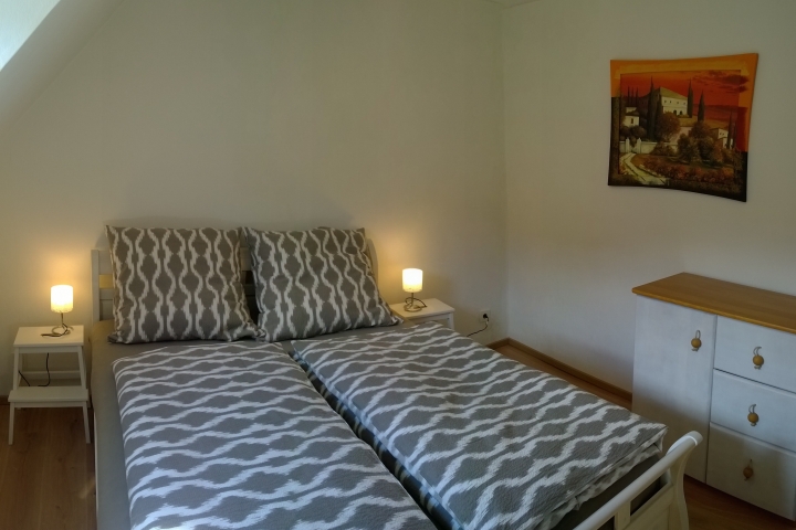 Schlafzimmer 2 mit Doppelbett