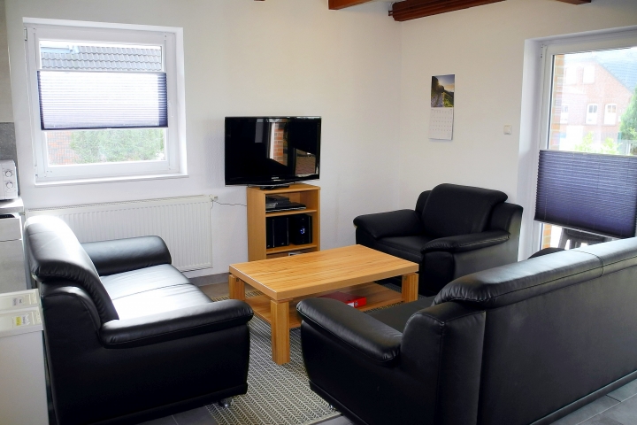 Wohnzimmer - Ferienhaus Krabbe in Friedrichskoog-Spitze