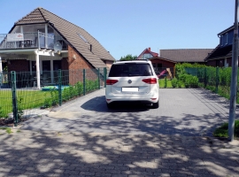 Parkplatz - Ferienhaus Krabbe in Friedrichskoog-Spitze