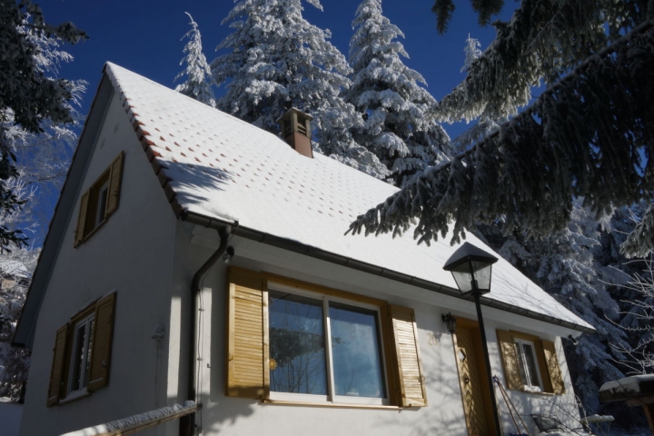 Traumwetter im Winter, Skihänge und Loipen nur 5 km entfernt