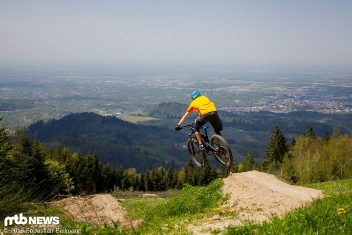 Moutainbike-Arena nur 5 km vom Haus entfernt (Foto: Sebastian Beilmann, mtb news)