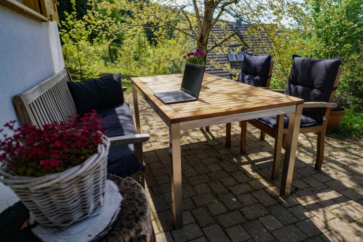500 Mbit-Internet im Haus und auf der Terrasse