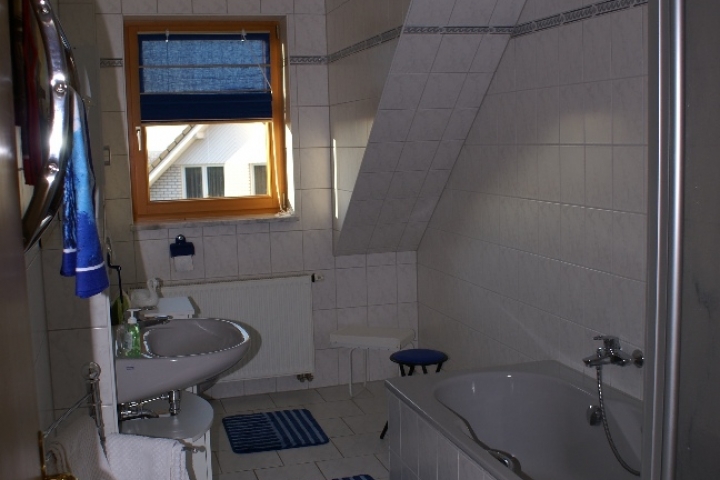 Bad/WC mit Wanne und Dusche