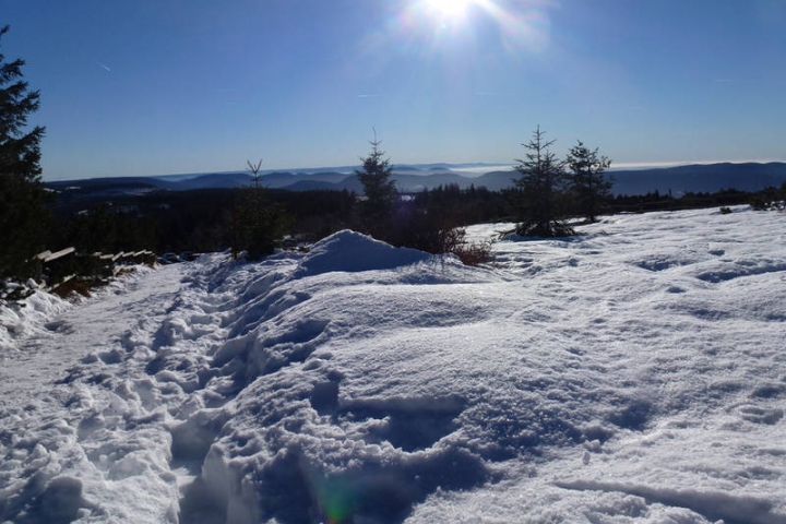 Winterlandschaft bei Haus Armbruster