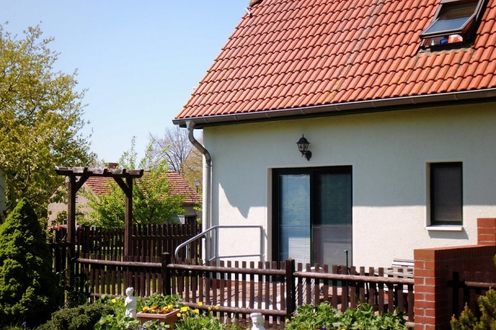 Ferienwohnungen Landhaus am Teich | FeWo orange - Terrasse