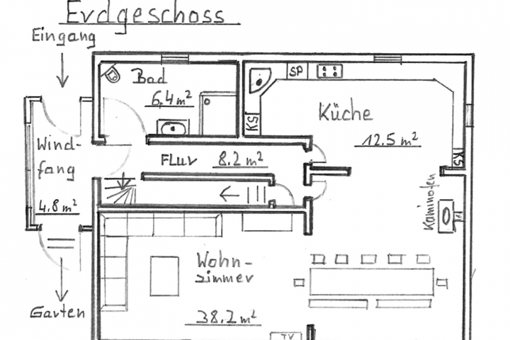 Grundriss Erdgeschoss