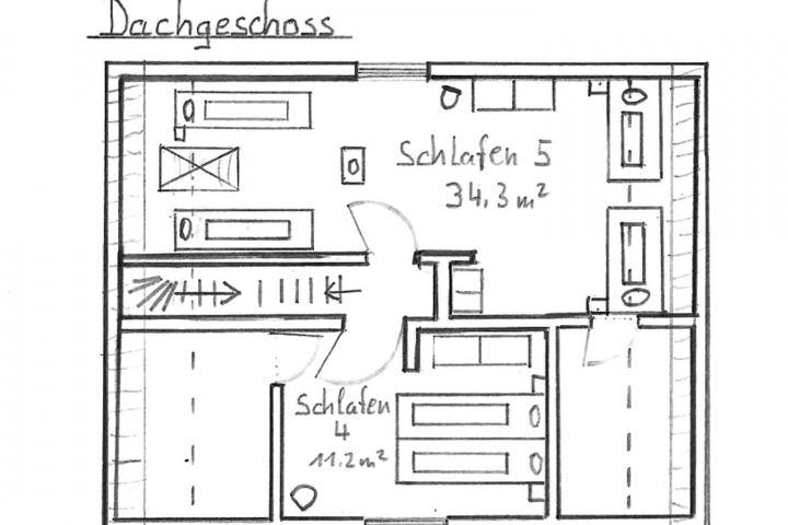 Grundriss Dachgeschoss