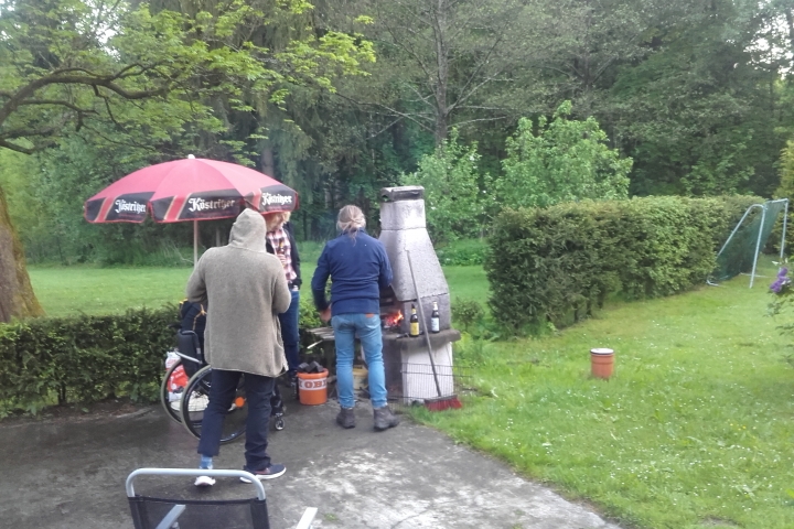 Grillplatz auf der Außenterrasse von FEWO 5