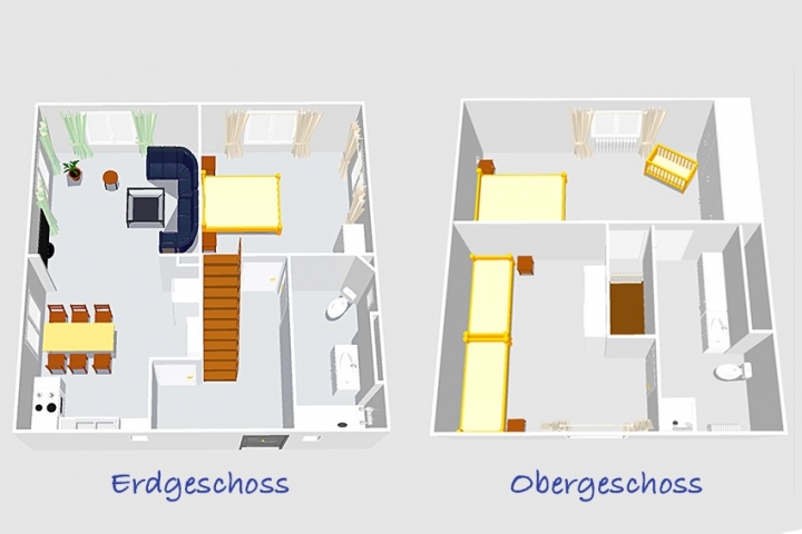 Grundriss des Hauses
