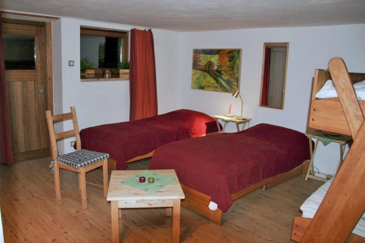 Familien-Schlafzimmer im Untergeschoss