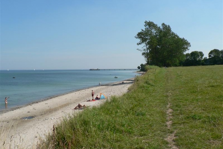 Strandabschnitt 200 m vom Haus