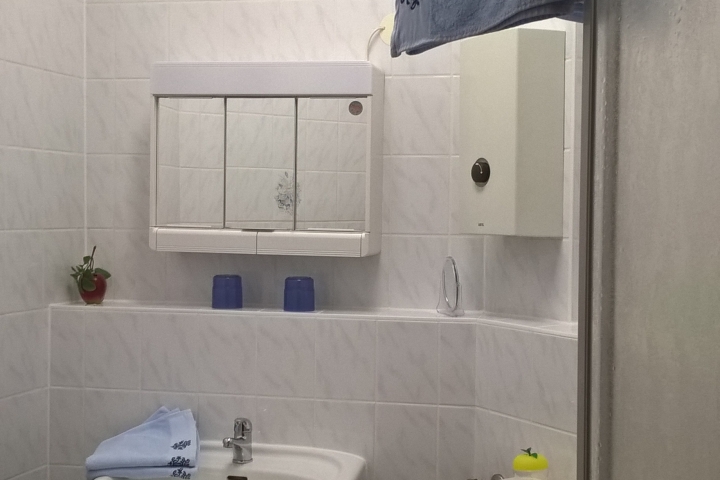 Duschraum/WC vom Doppelzimmer 