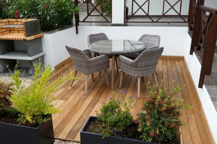 kurze Wege zum Grill