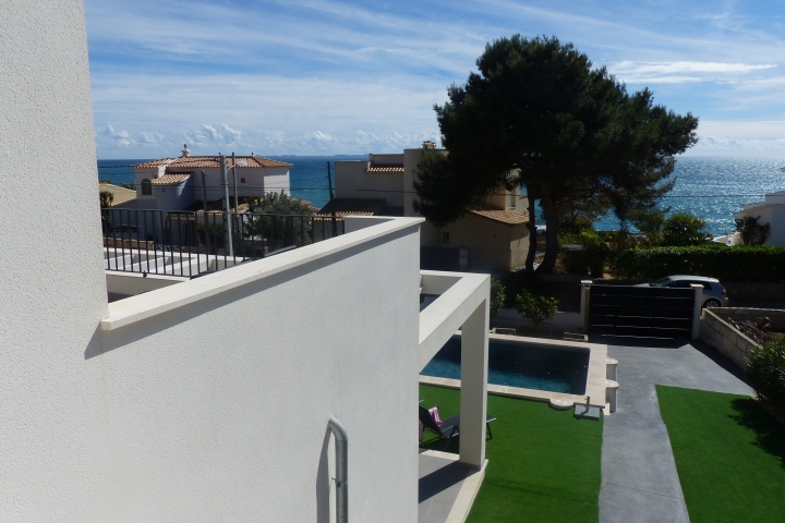 Blick von der seitlichenTerrasse