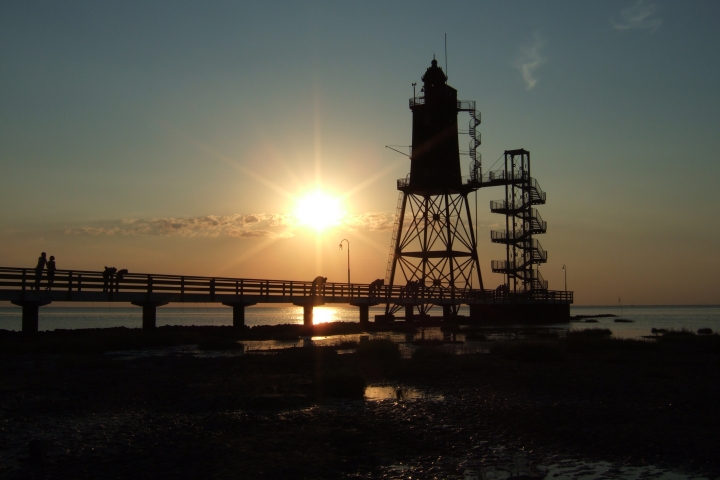 Leuchtturm am Strand