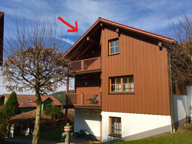 Balkon der Ferienwohnung