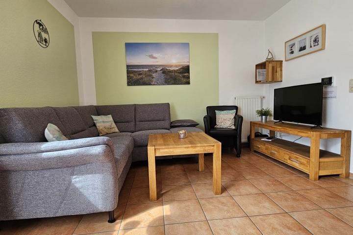 Wohnzimmer mit Smart TV