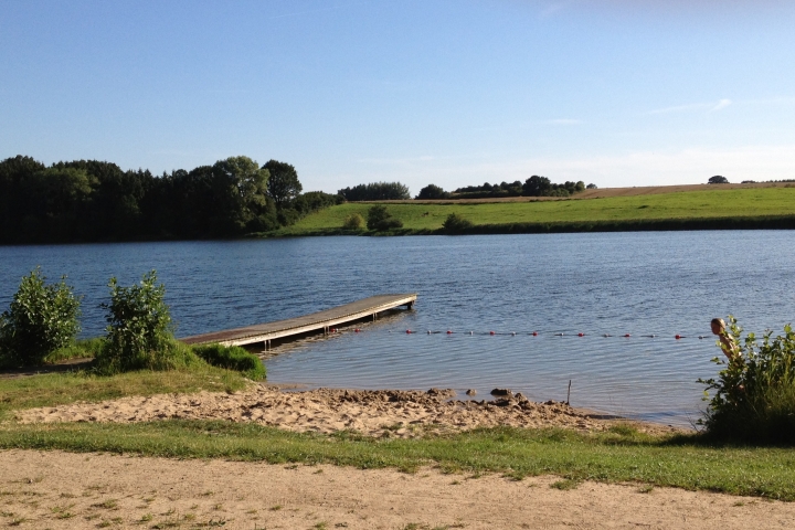 Die Badestelle am Nehmer See