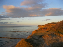 Steilküste im November 2012